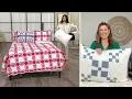 Home Reflections Heritage Quilt and Sham Set on QVC