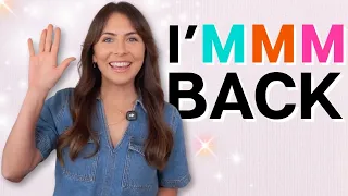 Who's Back? mmmEnglish is back! 🥳