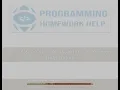 Algorithm Homework Help