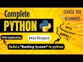 Let s make a Banking System in Python Mini Project Python Full course for Beginners
