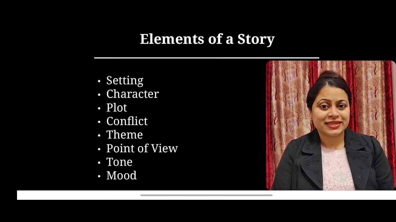 Elements of a Story: Setting, Character, Conflict, Plot, Theme, POV, Tone & Mood | Lec 60