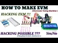 Electronic Voting Machine with Hacking Home Made Arduino EVM Diagram or Code Dhaddammm Robot