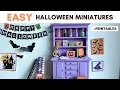 EASY Halloween Dollhouse Miniatures - Decor Printables