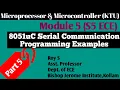 Module 5 Part 5 8051Serial Communication Programming Microprocessor Microcontroller S5 ECE KTU