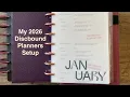 2026 Half Letter Discbound Planner Setup Work Social Media Planners