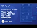 New Composite Elements Playlist Image Accordion Logo Slider Breadcrumb