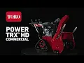 Power TRX Commercial Toro Snow Blowers
