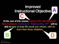 Writing Learning Objectives