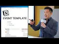 Plan an ENTIRE Event on Notion in 9 minutes