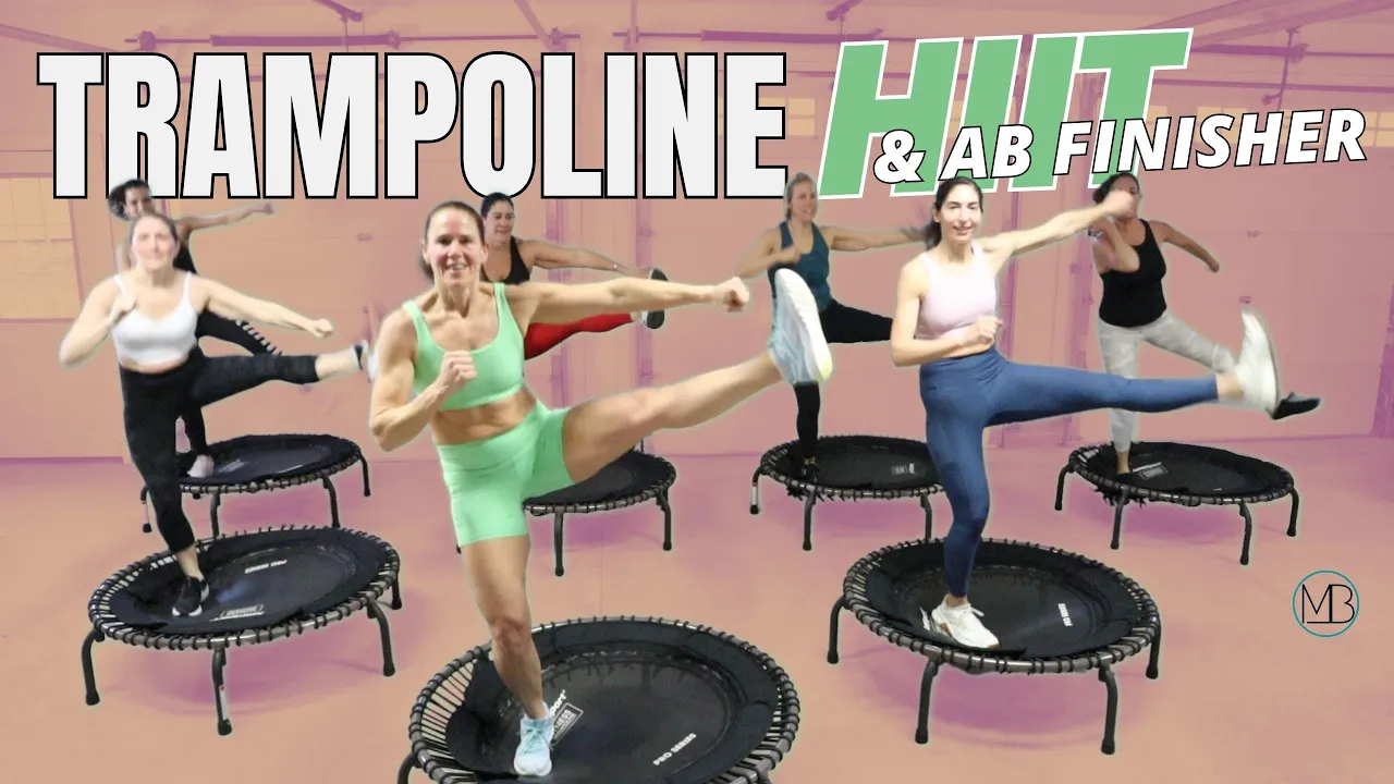 INTENSE Trampoline HIIT Workout ⟩⟩ 10 MIN AB Finisher