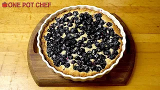 Finnish Style Blueberry Pie | One Pot Chef