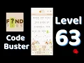 Code Busters Level 63 Walkthrough All Puzzle Solutions Solutionguruji