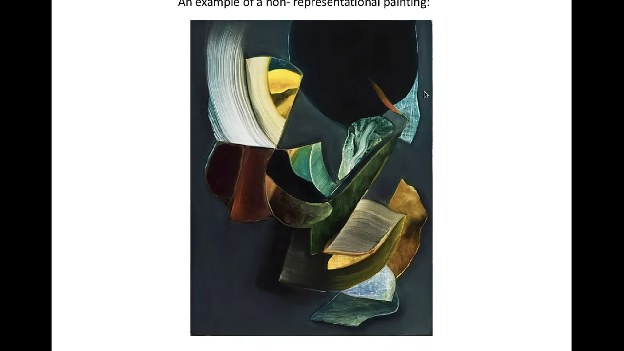 What is non representational art?