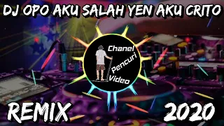 Download #djindo#djdesa#djpemula DJ OPO AKU SALAH YEN AKU CRITO (REMIX 2020) MP3