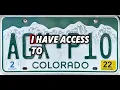 Colorado License Plate Lookup