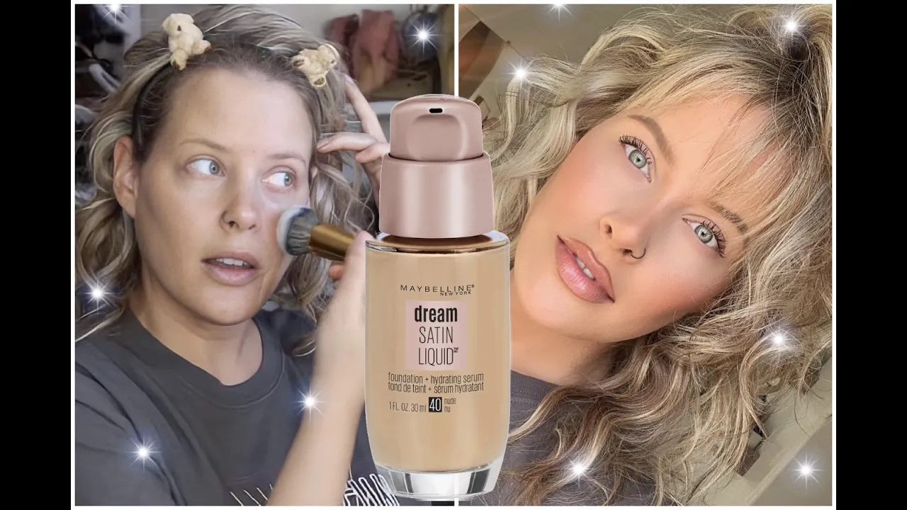 MAYBELLINE DREAM SATIN LIQUID FOUNDATION | First Impressions & Review!. 
