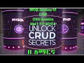 MYSQL Database PHP CRUD Operation