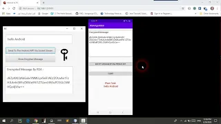 RSA Cryptography Implementation with Socket Android JavaFX with Source Code