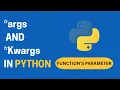 27 Master args and kwargs in Python