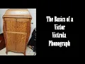 The Basics of an Antique Windup Victor Victrola Phonograph V 2 - A Good Learning for Beginners