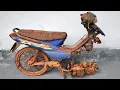 Download Lagu Full Restoration Honda Wave Alpha 100CC | Restoration Old Abadoned Motorcycle