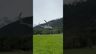 Helicopter Sound ASMR The Austrian Air Force Bundesheer AB212 Huey Helicopter 