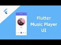 Flutter Music Player App UI Design Flutter Flutter UI Speed Coding Tutorial
