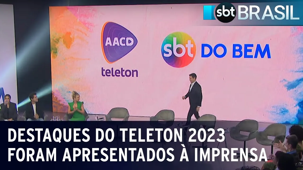 Teleton 2023 anuncia atrações para os dias 10 e 11 de novembro, no SBT | SBT Brasil (17/10/23)