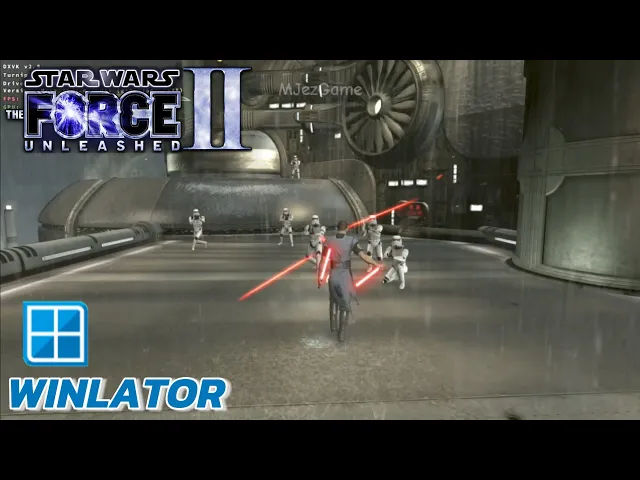 Winlator Glibc (Afei) - Gameplay Star Wars The Force Unleashed II (Windows) On Android