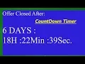 How to make Animated CountDown Timer on website Using HTML and Javascript
