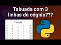 Criando uma tabuada simples no Python 3 linhas de codigo