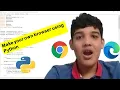 How to make your own browser using python For beginners Akanshil s World