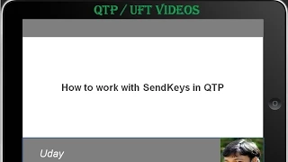 QTP UFT s SendKeys method in QTP VBScript