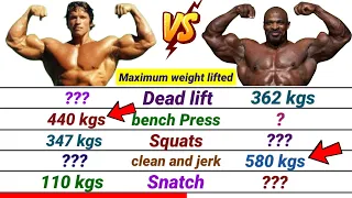 Arnold Schwarzenegger Vs Ronnie Coleman - TheRealCompare