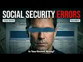 Boost Your Social Security Fix This Common Mistake Now