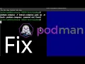 Fix Podman compose command not found - Podman-compose command not found