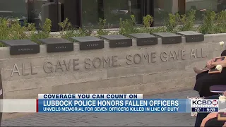 Lubbock Police Department honors fallen officers with new memorial