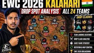 EWC 2026 Drop Spot Analysis All 24 Teams Landing Locations Drop Clashes Free Fire Es GamingAura