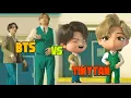 Download Lagu BTS vs TinyTAN (Dynamite) Reality vs Animation