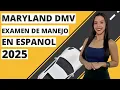 Prueba Escrita Del DMV De Maryland 2025 - Examen Escrito De Manejo