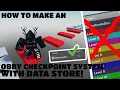 How to Make a Obby Checkpoint System With Data Store in Roblox Studio