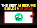 The BEST AI Resume Builder For 2026 Jobright