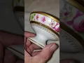 Limoges B H Made in France Footed Floral Bowl ebay