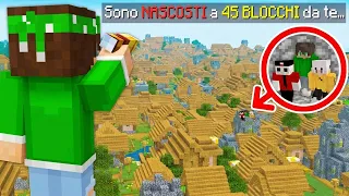 GIOCO A NASCONDINO IN UN MONDO SOLO VILLAGGI su MINECRAFT!