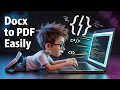 Node js Express Word Document DOCX or DOC to PDF Converter Full App Using LibreOffice Library