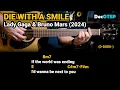 Die With A Smile - Lady Gaga \u0026 Bruno Mars (2024) Easy Guitar Chords Tutorial with Lyrics