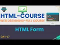 Create Stunning HTML Forms The Ultimate Guide HTML Form Learn HTML5 From Basic To Pro Hindi