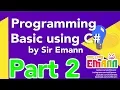 Basic of Programming using C Tutorial Course - Writing Hello World Part 2