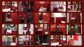 50 romantic red bathroom ideas vibrant red bathrooms design