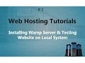 Web Hosting Tutorial 2 Install Wamp Server Test Website on Local System